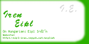 iren eipl business card